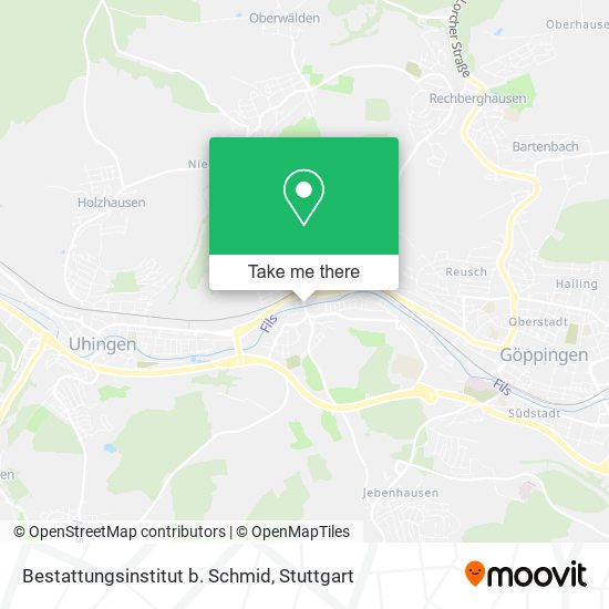 Bestattungsinstitut b. Schmid map