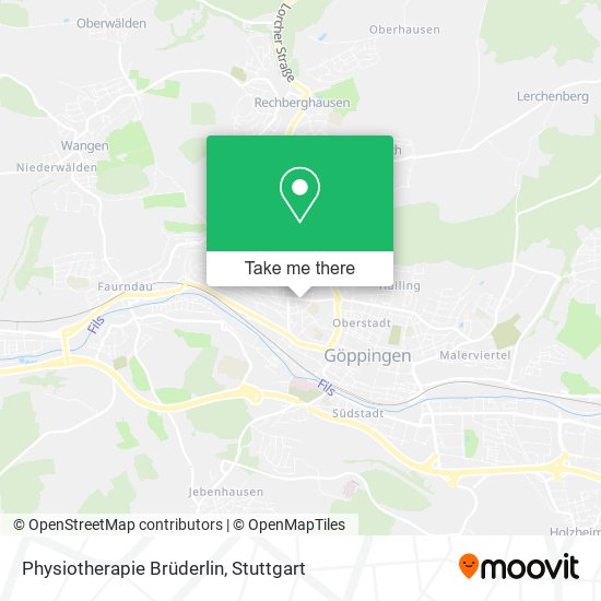 Physiotherapie Brüderlin map