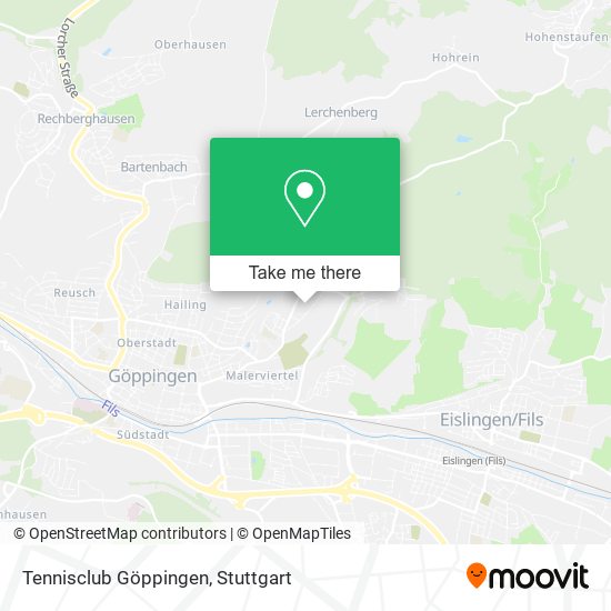 Tennisclub Göppingen map