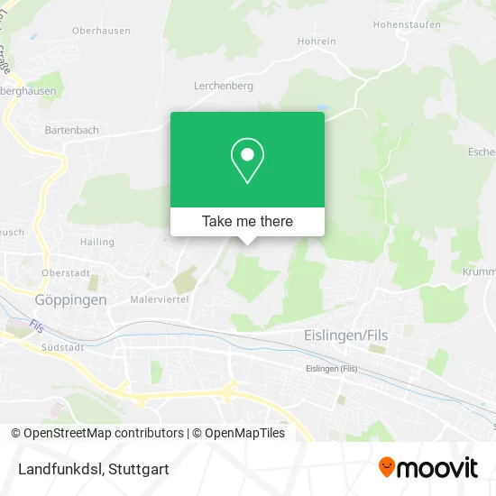 Карта Landfunkdsl