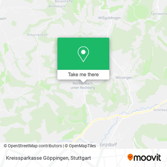 Kreissparkasse Göppingen map