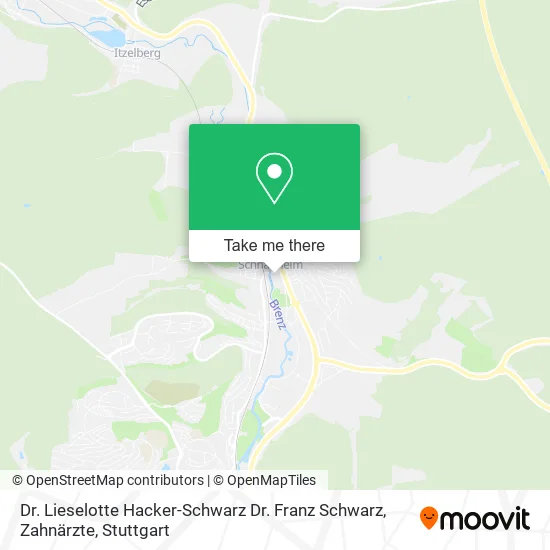 Карта Dr. Lieselotte Hacker-Schwarz Dr. Franz Schwarz, Zahnärzte