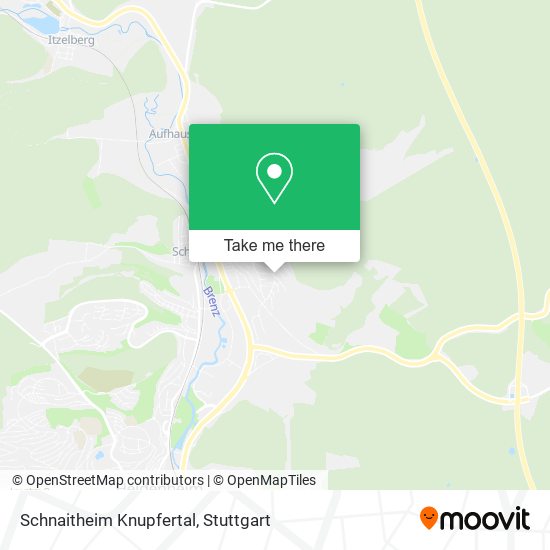 Schnaitheim Knupfertal map