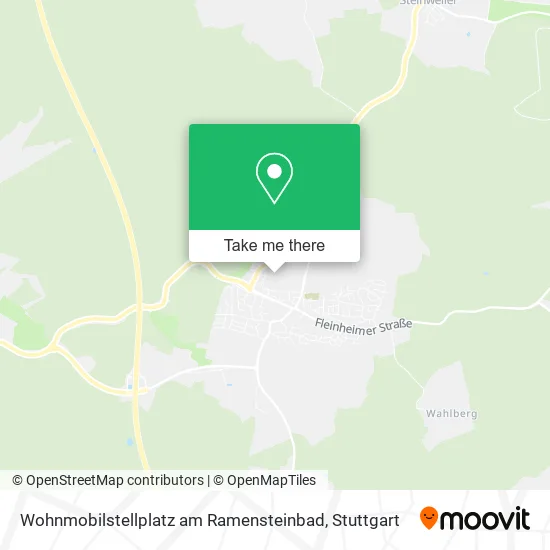 Карта Wohnmobilstellplatz am Ramensteinbad