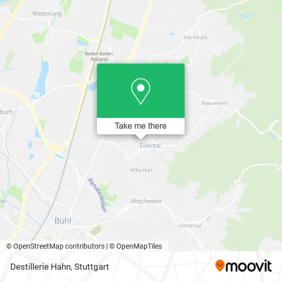 Карта Destillerie Hahn