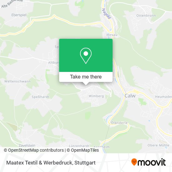 Maatex Textil & Werbedruck map