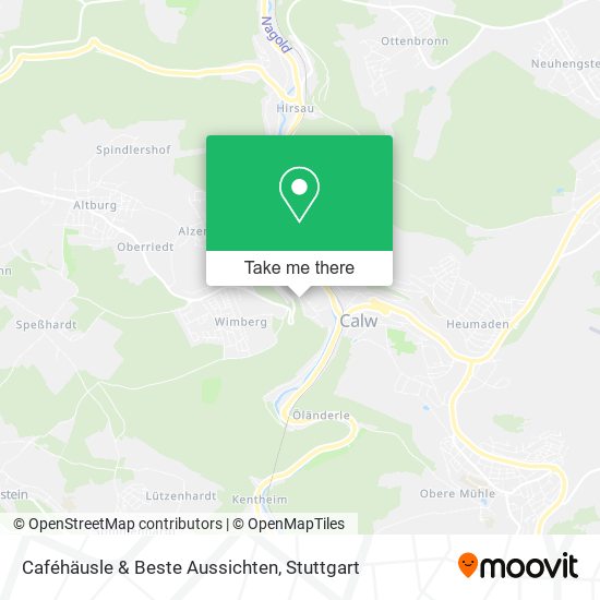 Caféhäusle & Beste Aussichten map