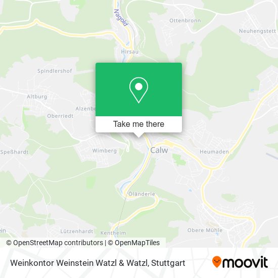 Карта Weinkontor Weinstein Watzl & Watzl