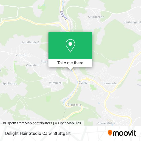 Delight Hair Studio Calw map