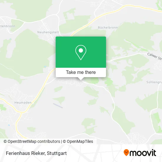 Карта Ferienhaus Rieker