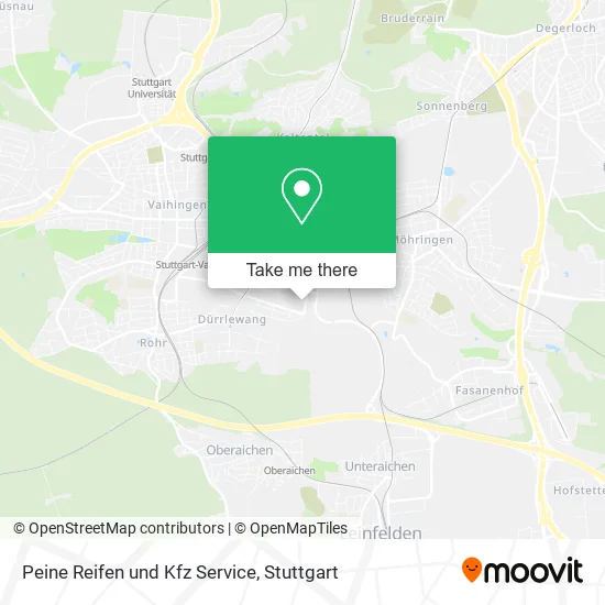 Карта Peine Reifen und Kfz Service