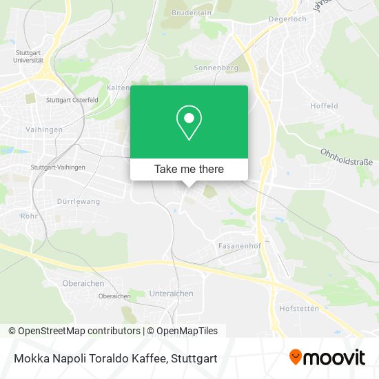 Mokka Napoli Toraldo Kaffee map
