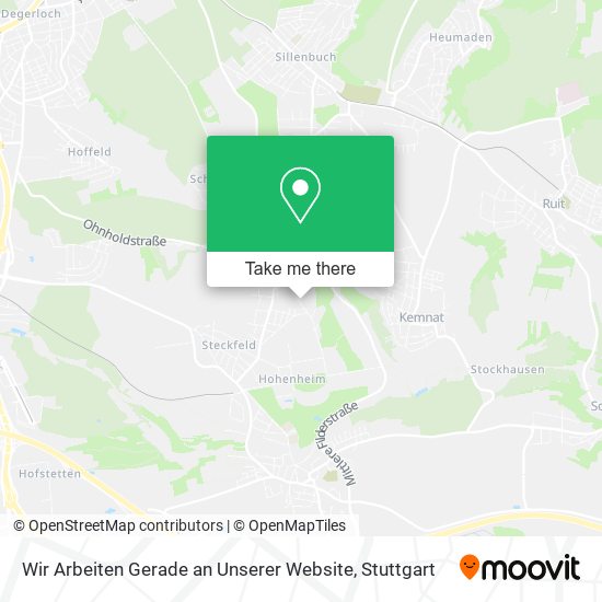 Карта Wir Arbeiten Gerade an Unserer Website