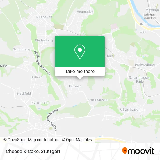 Карта Cheese & Cake