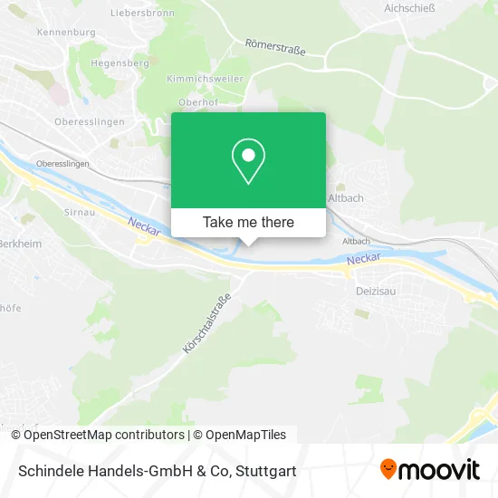 Карта Schindele Handels-GmbH & Co
