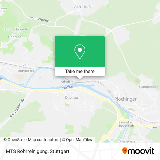 Карта MTS Rohrreinigung