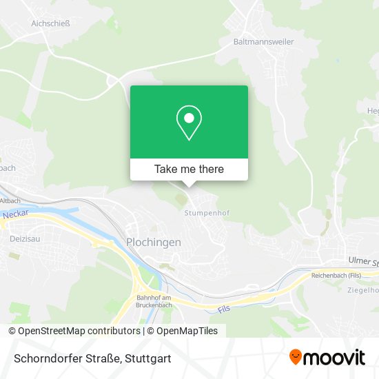 Schorndorfer Straße map