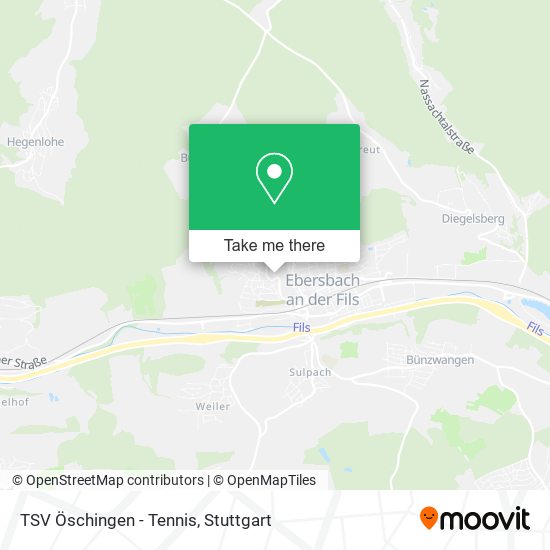 TSV Öschingen - Tennis map