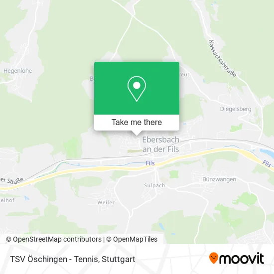 Карта TSV Öschingen - Tennis