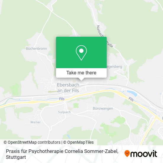 Praxis für Psychotherapie Cornelia Sommer-Zabel map