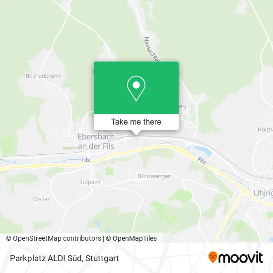 Карта Parkplatz ALDI Süd