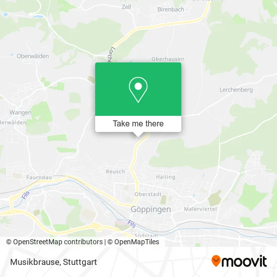 Карта Musikbrause