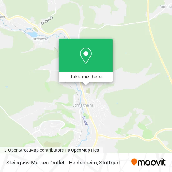 Карта Steingass Marken-Outlet - Heidenheim