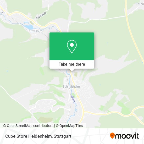 Карта Cube Store Heidenheim