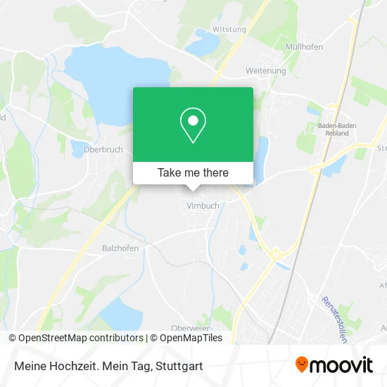 Карта Meine Hochzeit. Mein Tag