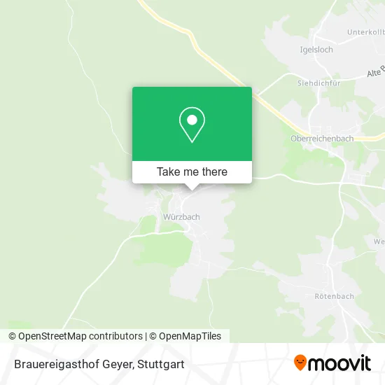Карта Brauereigasthof Geyer
