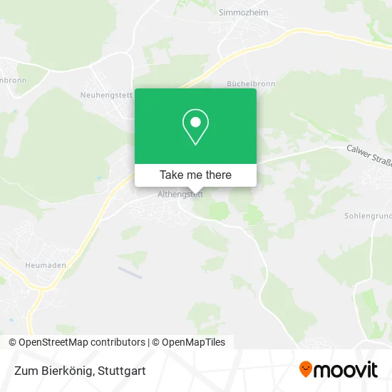 Карта Zum Bierkönig