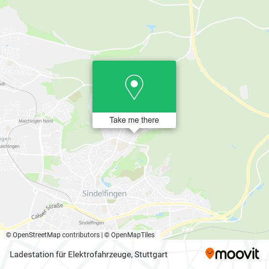 Карта Ladestation für Elektrofahrzeuge