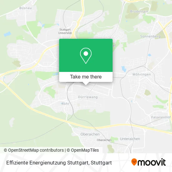 Карта Effiziente Energienutzung Stuttgart