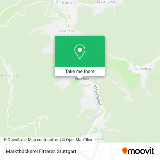 Карта Marktbäckerei Fitterer