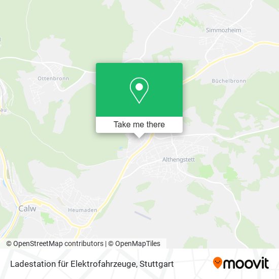 Ladestation für Elektrofahrzeuge map