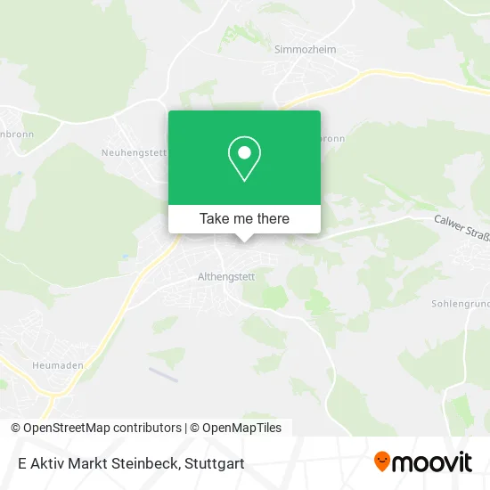 Карта E Aktiv Markt Steinbeck