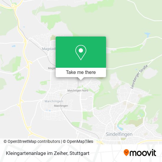 Карта Kleingartenanlage im Zeiher