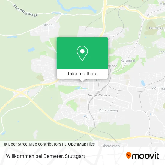 Карта Willkommen bei Demeter