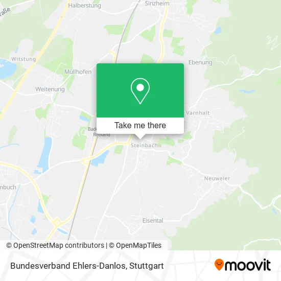 Карта Bundesverband Ehlers-Danlos