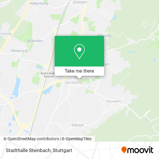 Stadthalle Steinbach map