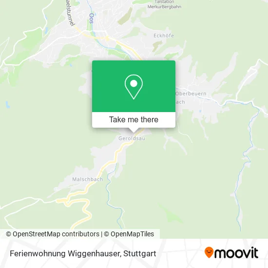 Карта Ferienwohnung Wiggenhauser