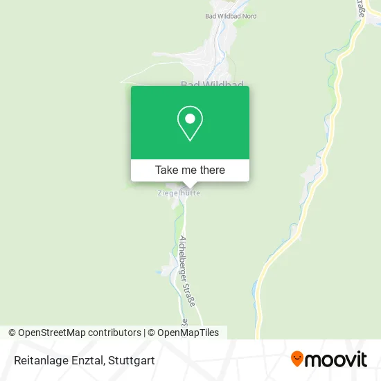 Карта Reitanlage Enztal