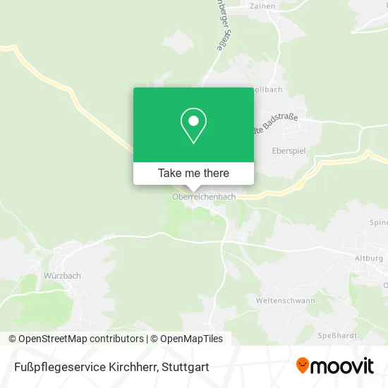 Карта Fußpflegeservice Kirchherr