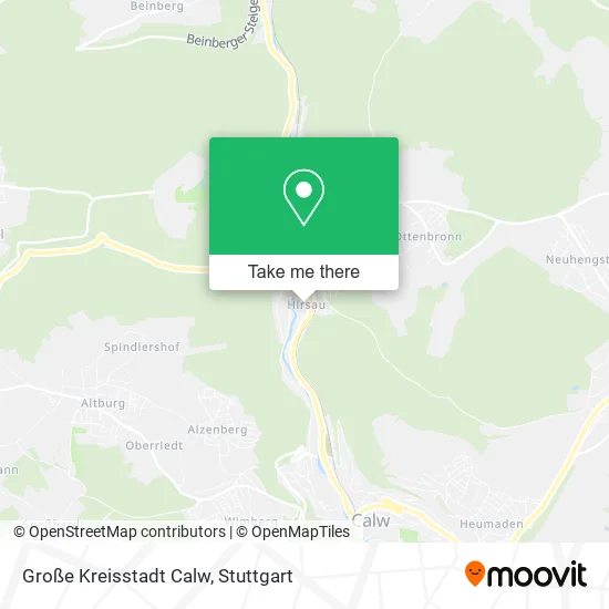 Карта Große Kreisstadt Calw
