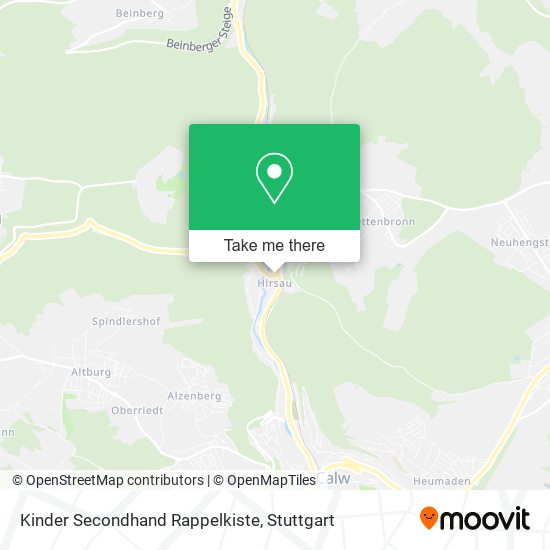 Карта Kinder Secondhand Rappelkiste
