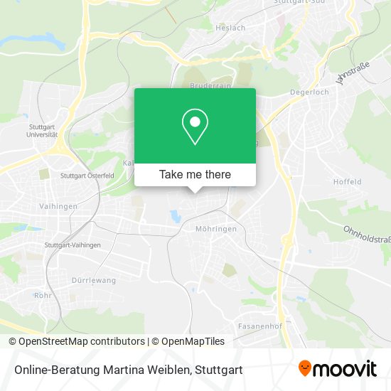 Online-Beratung Martina Weiblen map