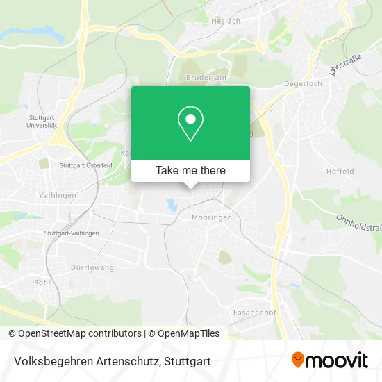 Карта Volksbegehren Artenschutz