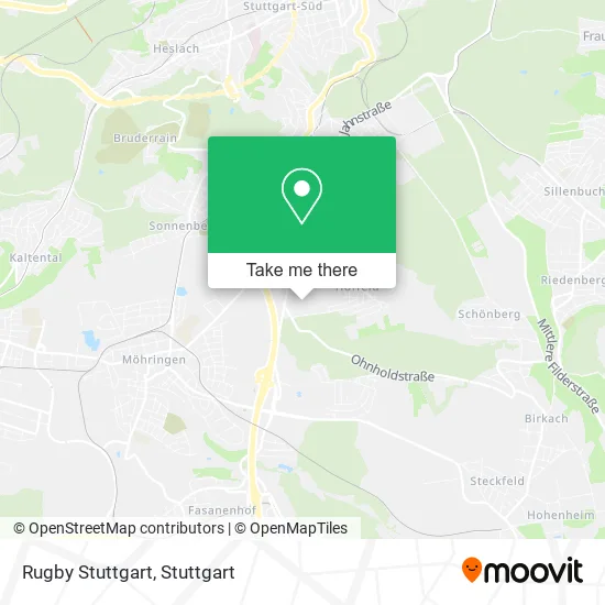Карта Rugby Stuttgart