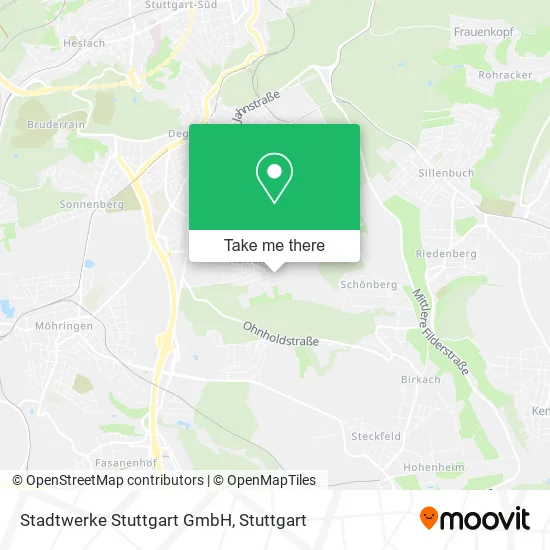 Карта Stadtwerke Stuttgart GmbH