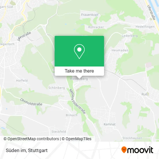 Карта Süden im